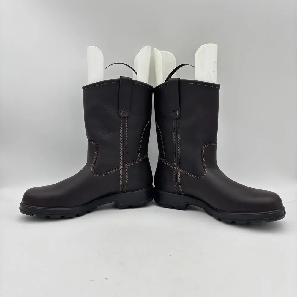 Blundstone 2528 Claret Full Grain Leather Rigger Boots Men's 10